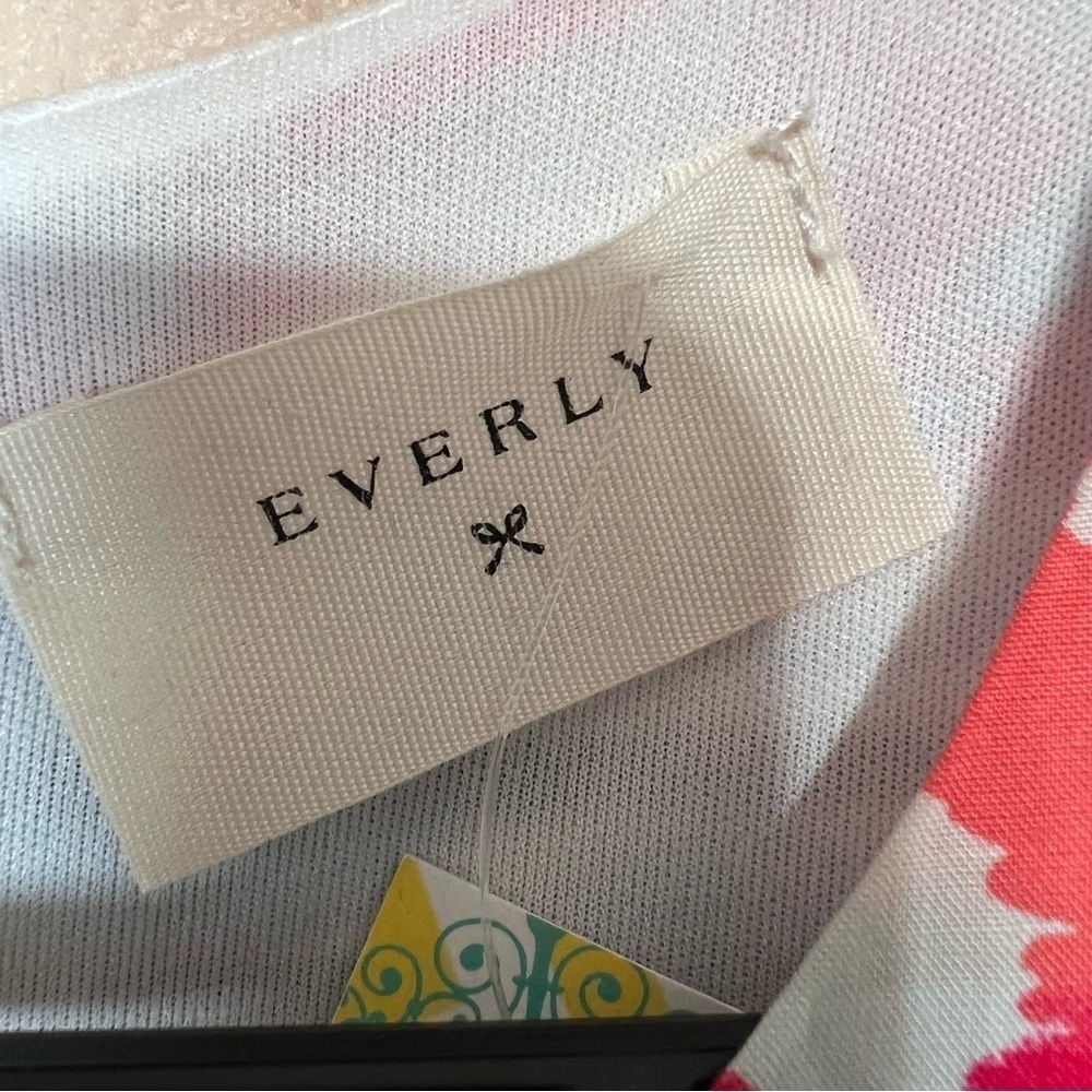 Everly Going Through the Motions Sheath Dress Colorful Boho 3/4 Sleeve Large NEW - Picture 8 of 12